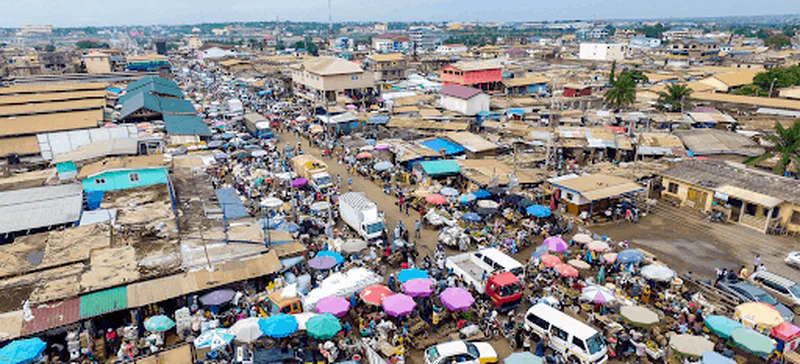 Street life and everyday hustle in Ashaiman