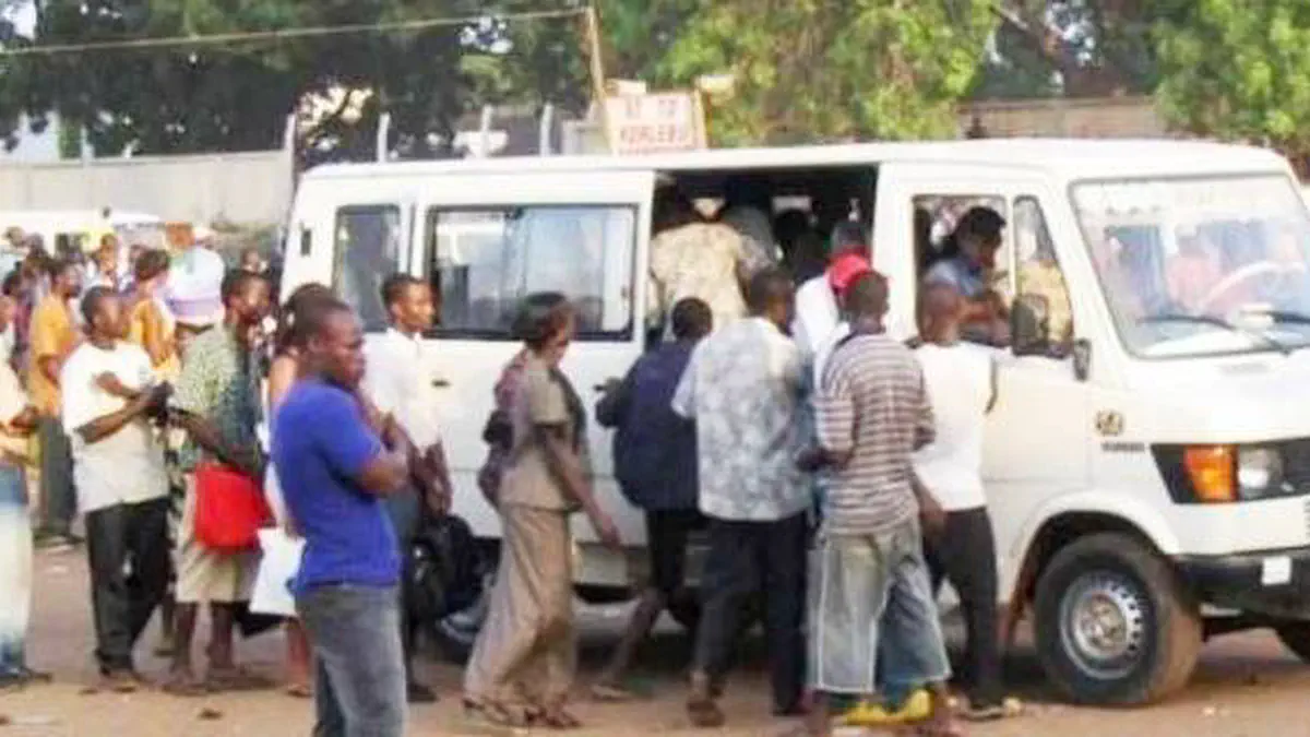 Desperation at the Bus Stop: Commuters Turn to Cargo Trucks Amidst Accra Transport Shortage