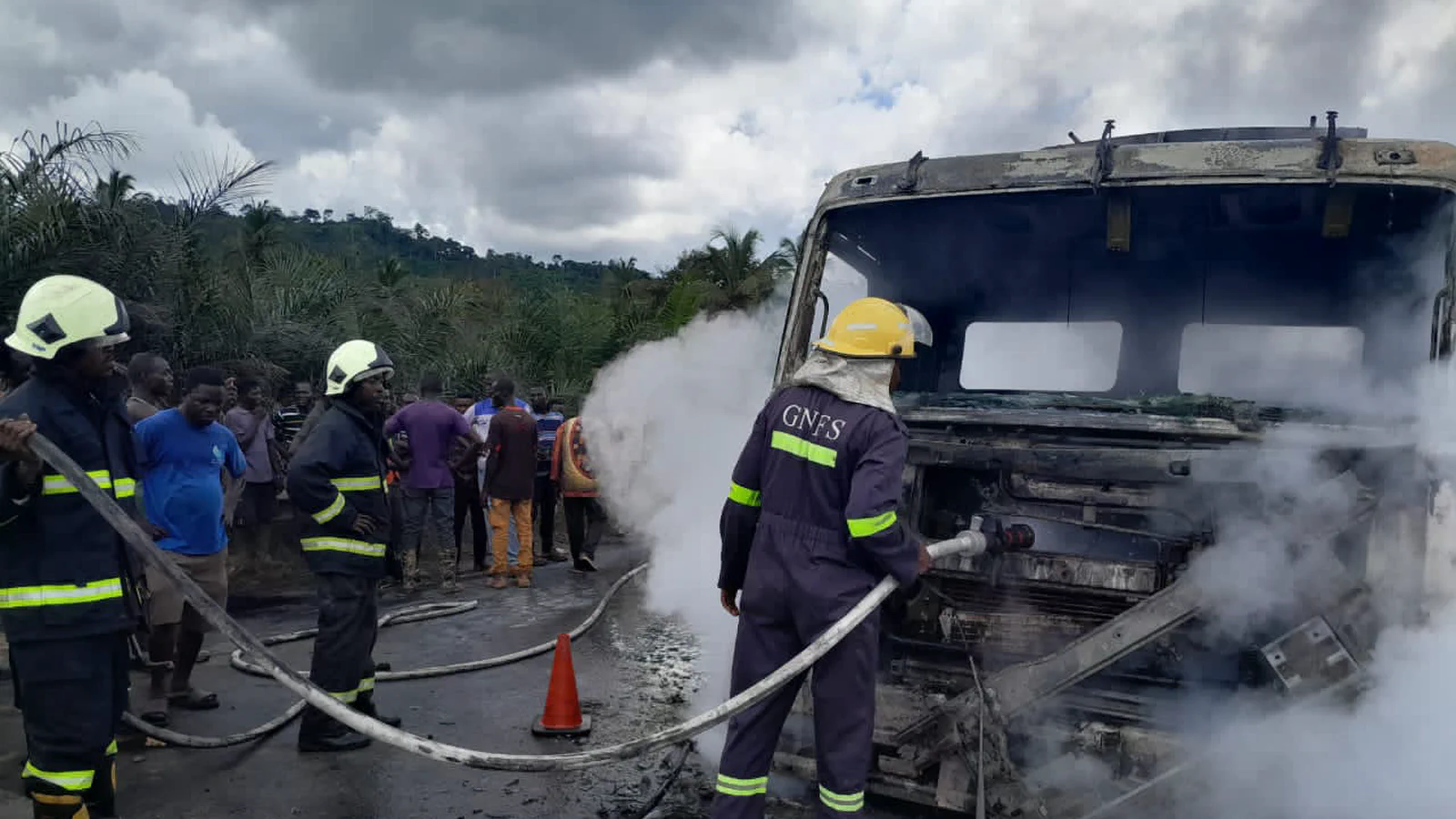 Desperate 'Diesel Rush': Locals Risk Lives After Tanker Overturns at Bereku